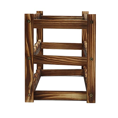 Soporte para botellas de vino de madera de 3 capas 15 botellas miniatura 4