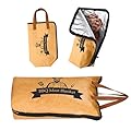 Reusable Insulated BBQ Blanket for Resting Meat, Smoker Grilling Meat Bag with Zipper Keeps Large Briskets, Pork Shoulders, Turkeys Warm, Durable & Reusable Meat Resting Bag for BBQ Enthusiasts (L)