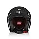 ORIGINE Motorradhelm Jethelm Vintage Rollerhelm Retro ECE-Zertifizierung (SOLID MATT Black,M)