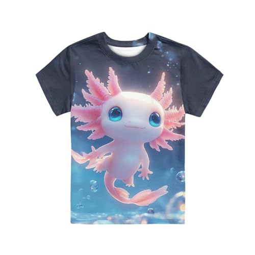 Image of Xhuibop Kids T Shirts for Boys Size 3-16 Girls Short Sleeve Sportswear Active Tops