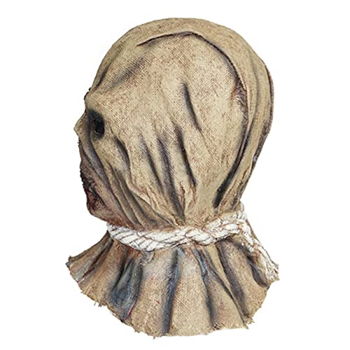 5 Pcs Cabeças de espantalho decorativas de Halloween - Scarecrow Scarecrow Full Head Latex Face Cove