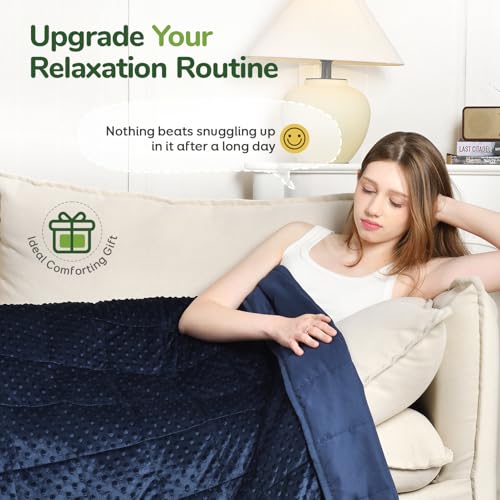 Image of Sivio Weighted Blanket for Adults, King Size, 20 lb 80 x 87 inch