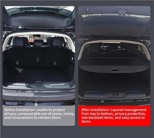 Cortina de maletero para Benz GLE W166 oculta equipaje viajes 3
