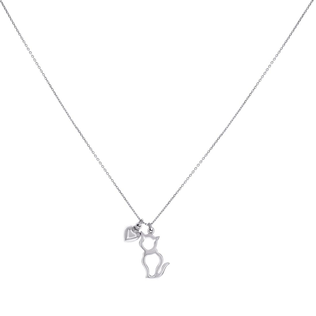 Collier chat argent 925 cœur, l'accessoire idéal pour sublimer vos tenues - 4