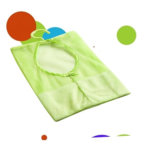 LOLIPPYY Sacca A Rete Per Stendere I Panni Da Appendere Al Bagno Per Riporre La Doccia Borsa A Rete Per Mollette Da Bucato Borsa Per Stendere I Panni Per Il Bagno Verde