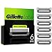 Produktbild Gillette Labs Rasierklingen für Männer, 6 Original Ersatzklingen, Klingen für Herren Kompatibel mit allen GilletteLabs Rasierern (inkl.Heated Razor)