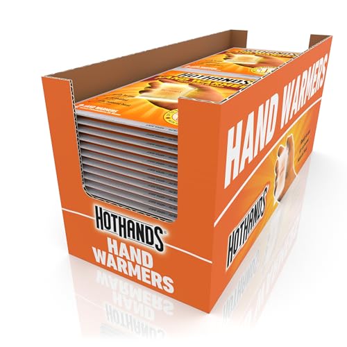 HotHands Hand Warmers – Long Lasting Safe Natural Odorless Air Activated Warmers – Up to 10 Hours of Heat – 40 Pair