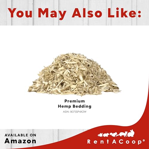 RentACoop 5 Pound Metal Trough Feeder 32 Ounce (1 Liter) Drinker Set for Rabbits, Guinea Pigs, Ferrets, Small Animals - Thumbnail 7