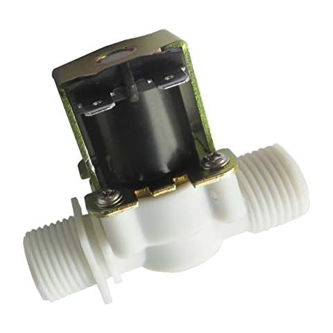 GREDIA 1/2" DC 12V Solenoid Valve N/C Normally Closed Water Inlet Flow Switch Cover