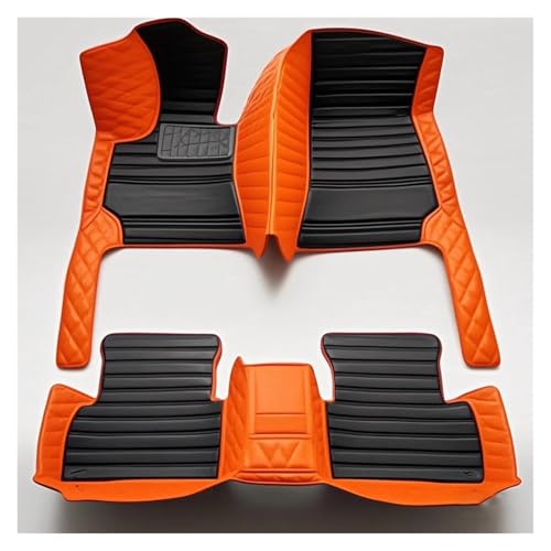 Tapis de sol de luxe en cuir pour VW Golf 4 MK4 protection durable de l'habitacle
