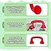 6 pcs Whisper Reading Phones for Classroom Hear Myself Sound Speech Therapy Tool Auditory Feedback Whisper Phone Manipulatives for Kids Preschool Children (Red)
