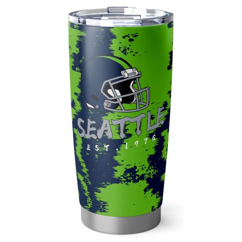 Image of ANTKING Seattle Tumbler 20oz Travel Mug Custom Number Name Gifts