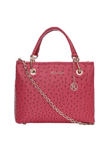 Sac à main pour femme rose Pu Yort taille M cabas épaule tendance