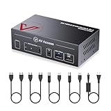 AV Access 8K KVM Switch 2 Computers 1 Monitor with HDMI 2.1, USB 3.0 & Hotkey Switching, Supports 10K@120Hz, 8K@120Hz, 1080P@240Hz & 2K@165Hz for All Operating Systems, Ideal for Gaming, Workstation