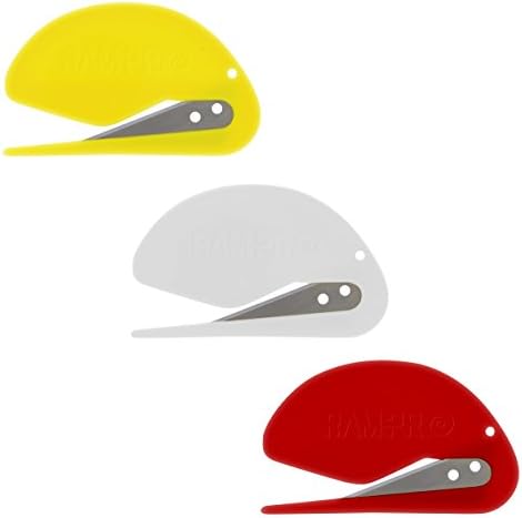 3" Letter Opener Envelope Slitter Set, Efficient Envelope Opener Slitter, Mail Opener Blade (3)