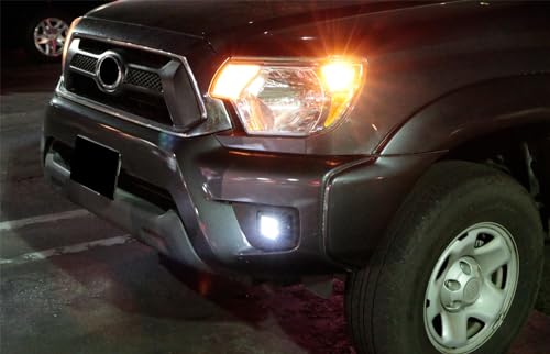 Kit lámparas LED para niebla iJDMTOY para Toyota Tacoma miniatura 5