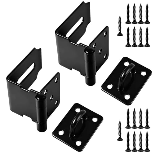 GOLD DEER 2�Z�b�g �h�A�n�X�v���b�` 90�x 4�C���` �X�e�����X�� �����^ �u���b�N �싞���p���b�` �h�A���b�` ������ �� ��t�� �h�A�~�ߋ��� �L���r�l�b�g �K���[�W�h�A���b�N