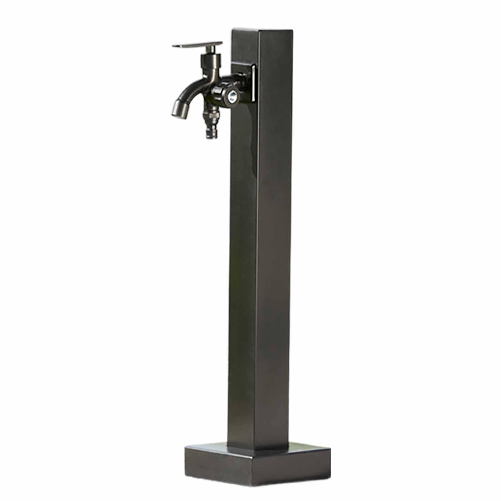 XDLEDMKIZ 304 Stainless Steel Vertical Garden Faucet - Outdoor Water Column Hydrant Post for Courtyard, Farm, Pasture & Backyard Irrigation,
