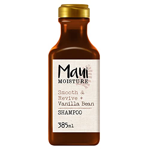 Maui Moisture - Champú Repara y Suaviza Extracto de Vainilla, Pelo Encrespado y Rebelde, Sin Sulfatos Ni Parabenos, 385 ml