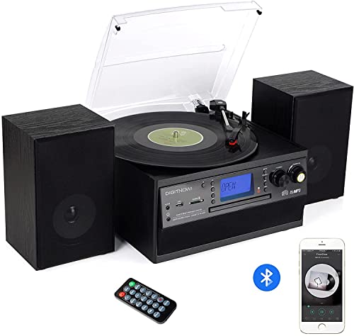 Digitnow M504 Bluetooth Record Player Turntable With Stereo Speaker, Lp Vinyl To Mp3 Converter With Cd thumb #7