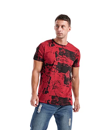 KLIEGOU Mens Hipster Hiphop Tees - Fashion Print T-Shirts - Image 5