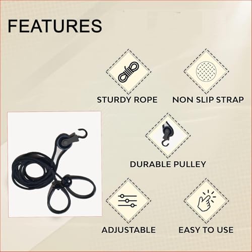 Image of Shoulder Hand Pully for Physiotherapy Paralysis Exercise Equipment, Rope Exerciser Pully - L, Acromioclavicular Joint Injury