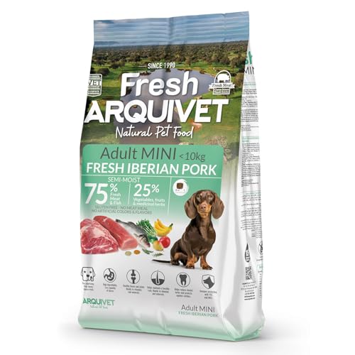 Arquivet Fresh MINI Maiale Iberico - Alimento semi-umido per cani di piccola taglia - 2,5 kg
