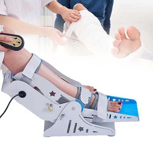 NzEupno Entrenador EléCtrico De Tobillo, Equipo AutomáTico De Entrenamiento De RehabilitacióN del Pie con Disco Angular, Ejercicio De FlexióN Y ExtensióN De áNgulo Completo para Ligamentos RíGidos