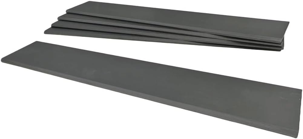 5Pcs/Set 355x65x5mm Carbon Vane VTLF250 for Vacuum/Air Pump (Graphite Vanes)