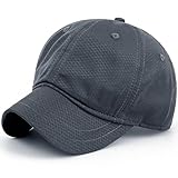 Loneshark Quick Dry Womens Short Bill Hats Short Brim Hats for Men Running Small Brim Baseball Caps for Ladies Grey