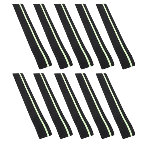 Bandes antidérapantes pour escaliers SHINEOFI 15x81cm avec ruban adhésif phosphorescent nocturne