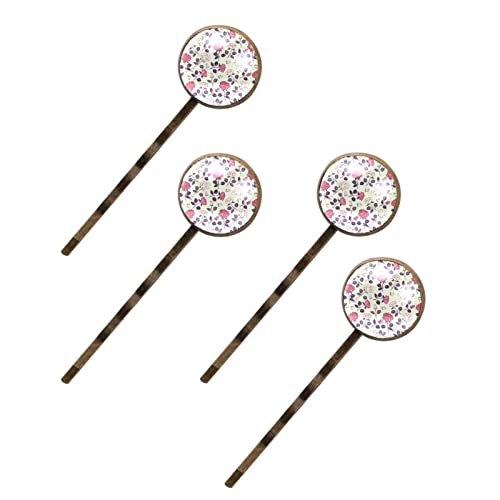 Barrettes à cheveux fleur rose pour sublimer vos coiffures de mariage