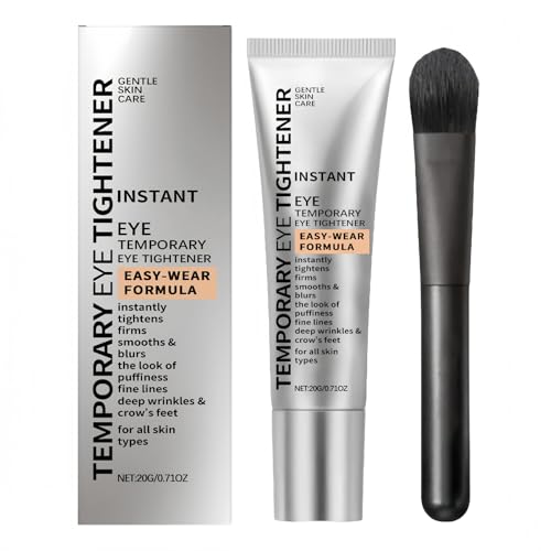 Instant Firm No-Filter Firming,Instant Firm Temporary Eye Tightener with Brush,Inst/ant Tightening Eye Cream,Ey/e Tightening Cream,Eyes Bags Remover Cre/am,Skin Tighten/ing Cre/am