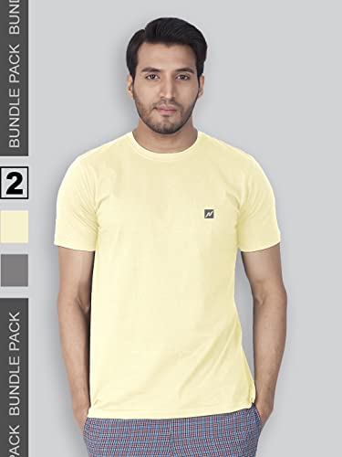 Image of Lux Nitro Pack of 2 Men's Round Neck Tshirt