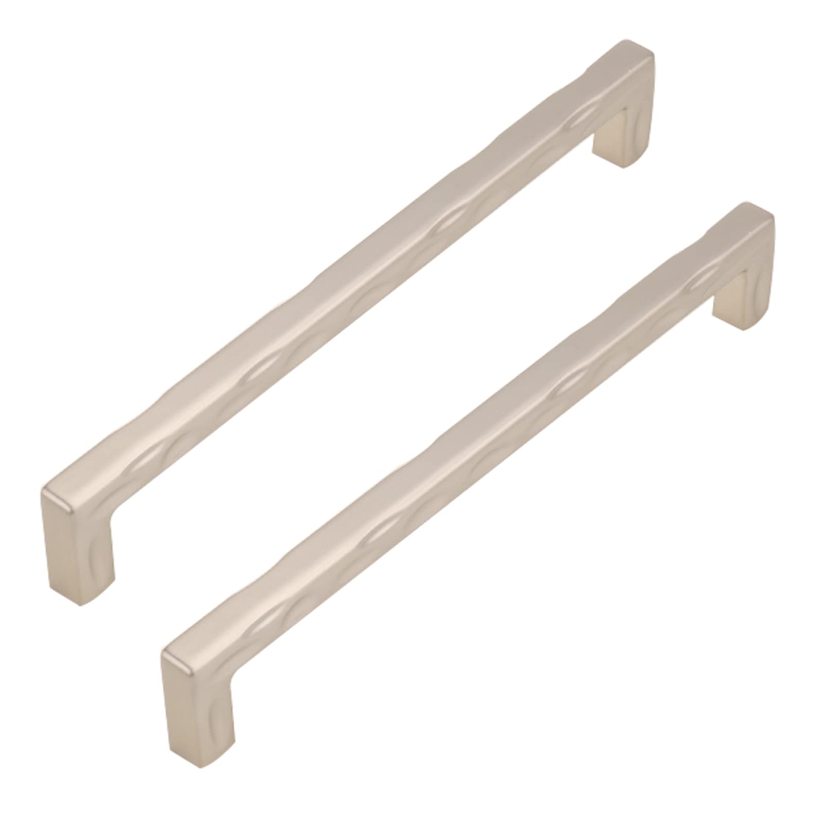 Niusabou One Color Single Hole Handle, Bow Cabinet Pulls 2 Pack Zincy Multiple Sizes For Kitchen Bathroom Closet Wardrobe(Hole Distance 192Mm)