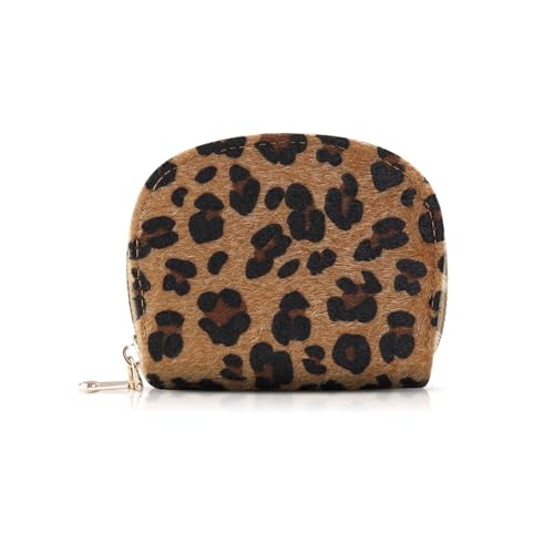 Porte-cartes de crédit pour femme AfitLulu une idée cadeau chic au motif léopard