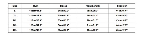 VEZAD Women's Fashion Plus Size Casual Linen Top Long Sleeve Crew Neck Blouse XXX-Large Aa Beige - Thumbnail 5