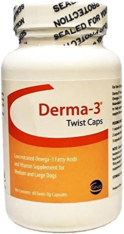 Derma3 Twist Caps for Large Dogs (60 TwistTips Capsules)