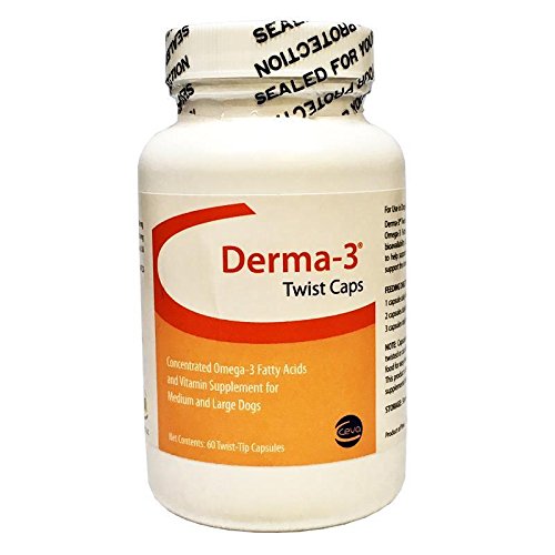 Derma-3Caseeto Twist Caps for Large Dogs (60 TwistTips Capsules)