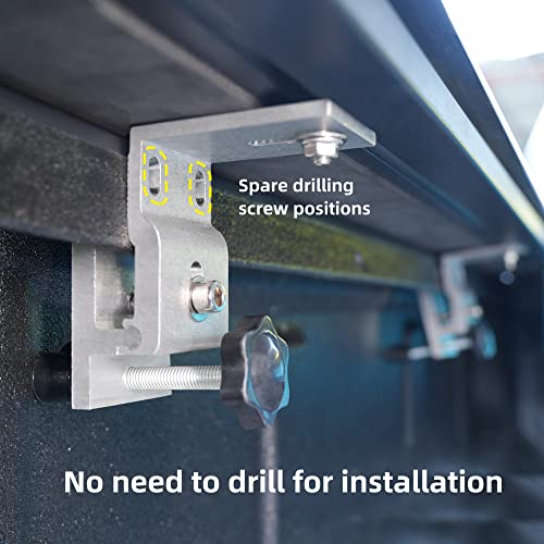 Flowkottu TOYOTA TACOMA TONNEAU COVER 5FT BED Retractable Hard Tonneau Cover Fits 2005-2024 Toyota Tacoma 5 Ft Truck Bed (60"-61") W/Oe Track System thumb #4