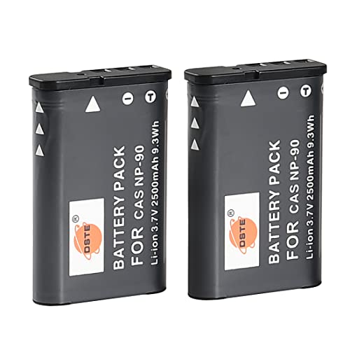 Batería NP-90 de repuesto DSTE para tus viajes con cámaras Exilim EX-H20G y FH100