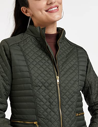 Image of Amazon Brand - Eden & Ivy Women's Polyester Regular Fit Quilted Puffer Jackets