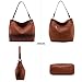 Wrangler Hobo Bags for Women Vegan Leather Shoulder Purses and Handbags with Crossbody Strap WG20-918ABR