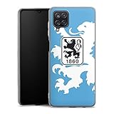 DeinDesign Hard Case kompatibel mit Samsung Galaxy A12 Schutzhülle transparent Smartphone Handy Hülle TSV 1860 München Offizielles Lizenzprodukt Wappen