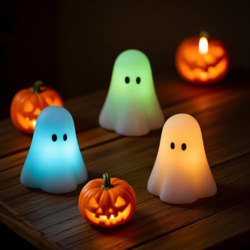 Bougies fantômes d'Halloween à piles pour décorer sans risque d'incendie - 5