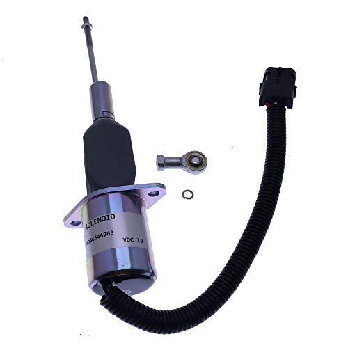 Holdwell Electric Fuel Shut Off Run Solenoid Re53507 Cutoff Stop Motor For 8.1L John Deere 4555 4755 4955 4560 4760 4960 Tractors #TOP24