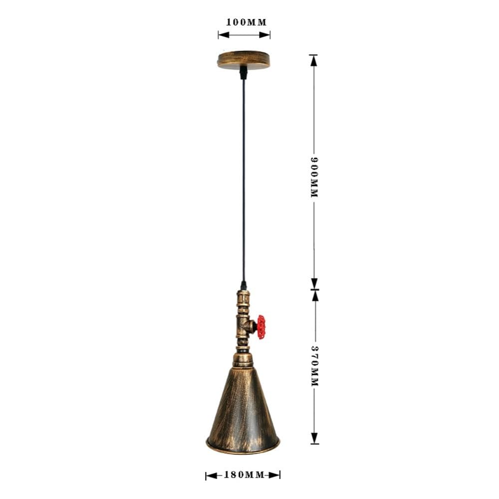 Lustre industriel matériel de fer de plafonnier suspendu de barre tubulaire d'eau for le lustre de café de Restaurant lustre