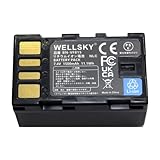 WELLSKY BN-VF815 / BN-VF808 互換バッテリー [ 純正充電器で充電可能 残量表示可能 純正品と同じよう使用可能 ] ビクター Everio エブリオ GZ-MG360 / GZ-MG330 / GZ-MG575 / GC-VX1 / GC-YJ40