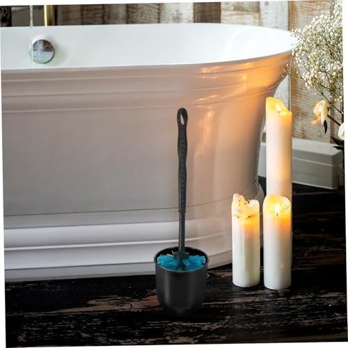Image of Zerodeko 3pcs Plastic Toilet Brush Cup Holder Shape Bathroom Cleaning and Easy to Clean Keeps Toilet Area Odor Neat