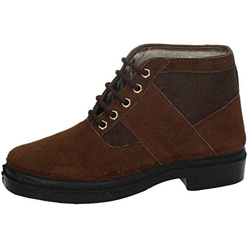 CANOS 058 Botas DE Serraje Hombre Calzado Trabajo MARRÓN 43